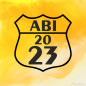 Preview: Abi Aufkleber Route 66 Style
